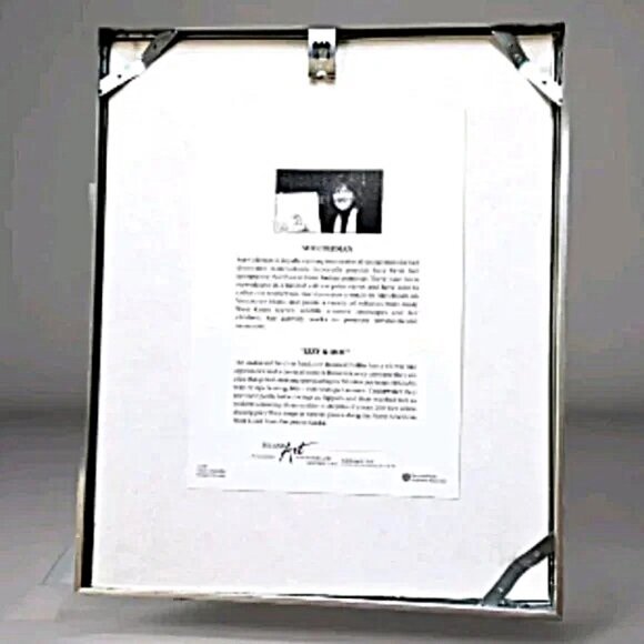 Sue Coleman ''Izzy & Moe'' Puffins Contemporary Pacific Northwest Framed Art - Picture 3 of 4